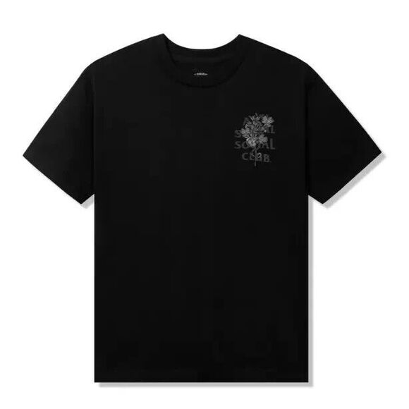 Anti Social Social Club Hokkaido 3M Reflective Black Tee ASSC SS24 Large